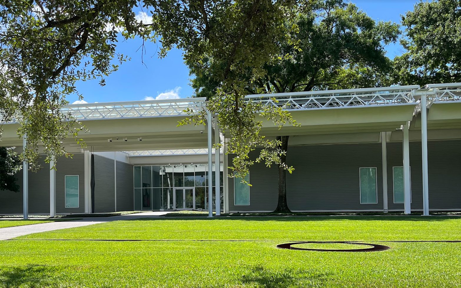 front street view of The Menil